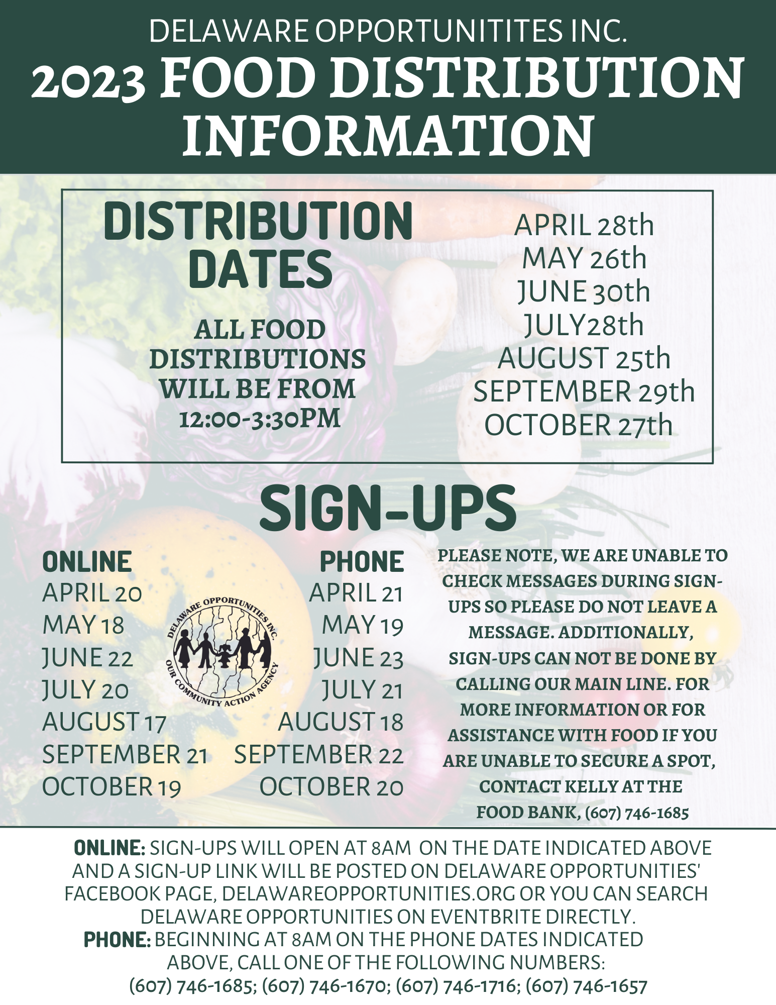 Food Distribution Information